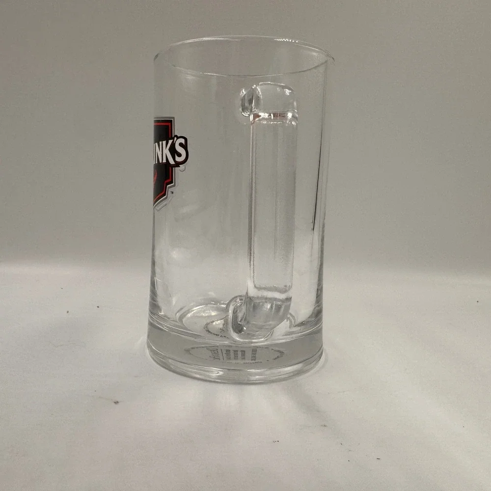 Jack Link's Beer Mug Glass Tankard Red Bull Logo DesignPac 2006 Clear Barware